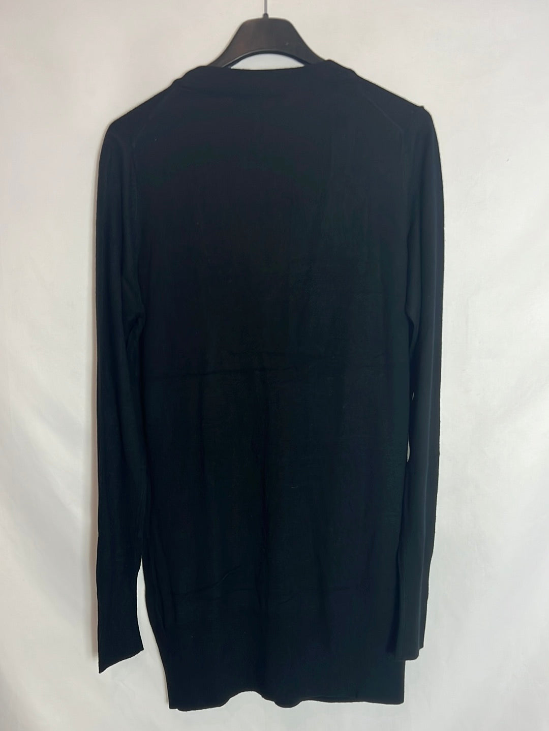 ZARA. Long black cardigan Tl