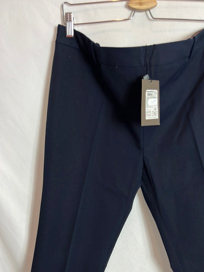 CORTEFIEL. Pantalón pinzas azules. T 48