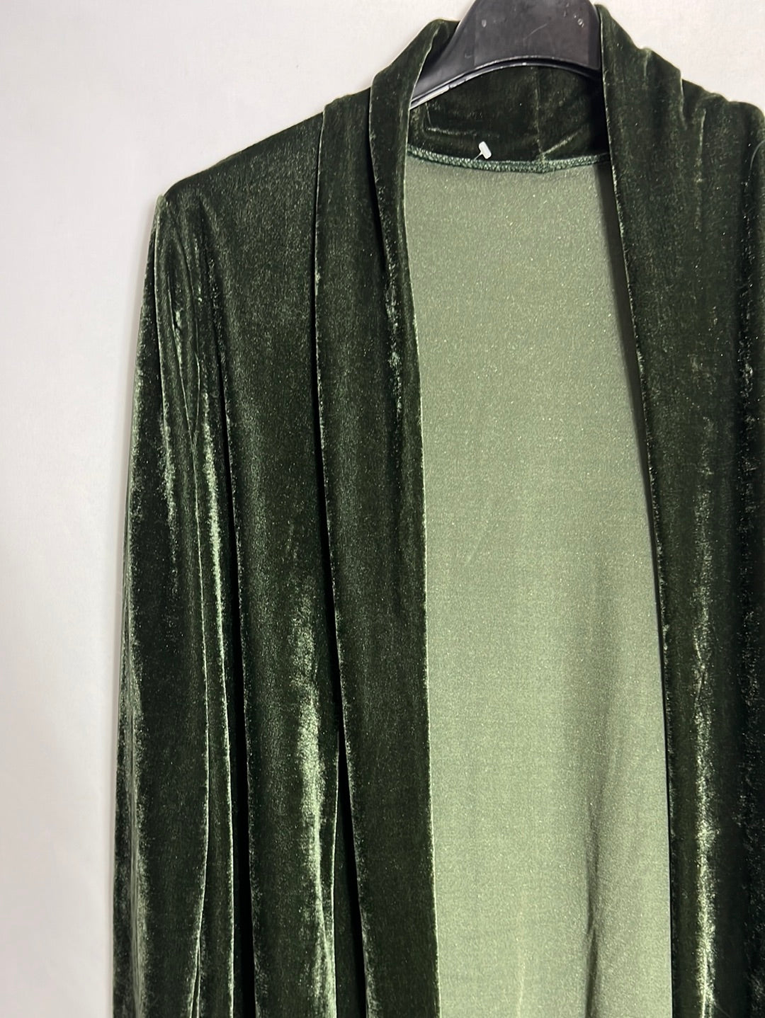 OTRAS. Chaqueta terciopelo verde. TU (S/M)