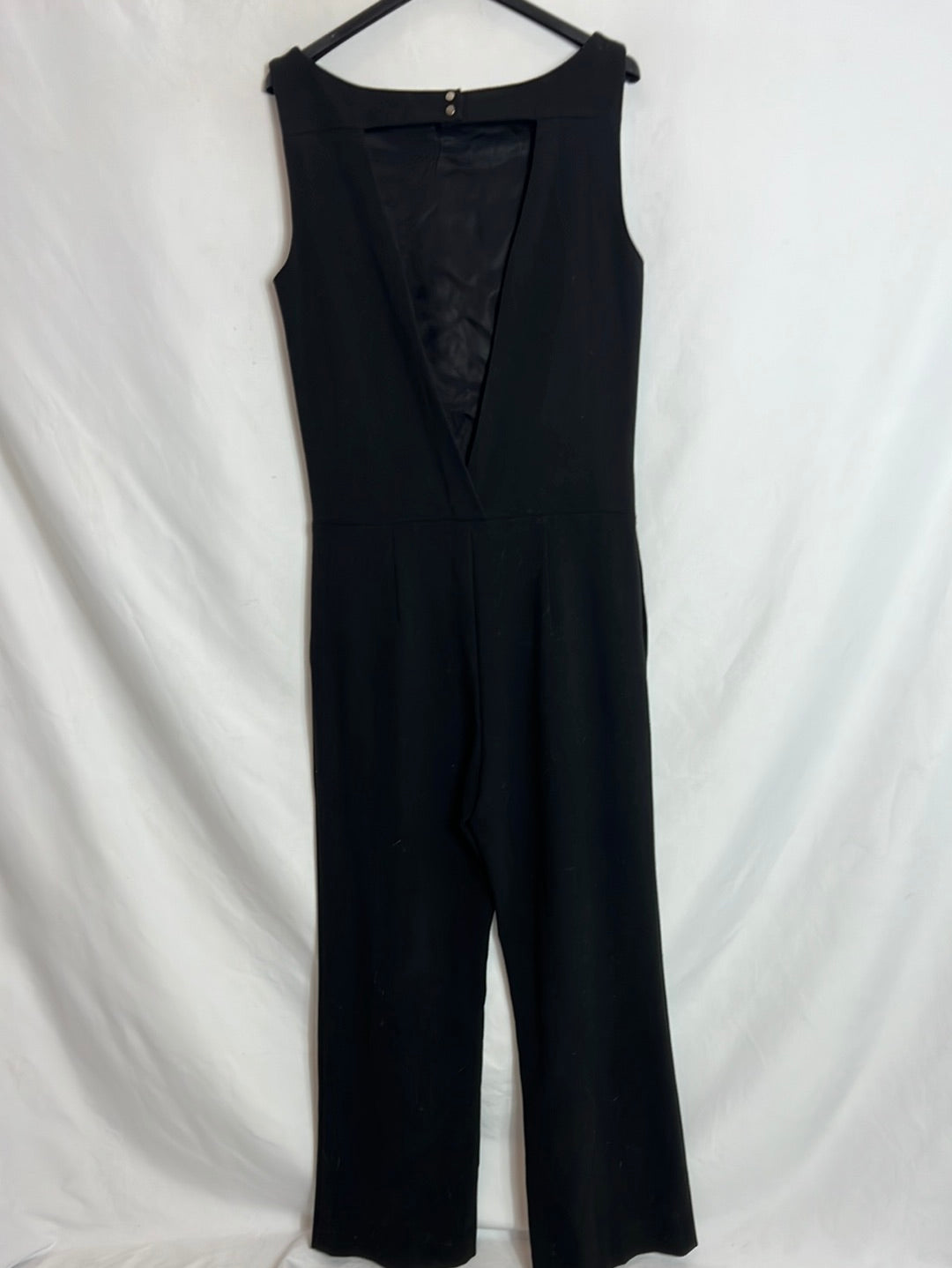 ZARA. Black palazzo jumpsuit Tm