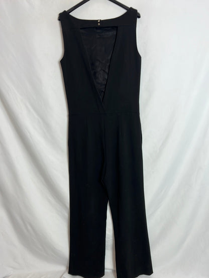 ZARA. Black palazzo jumpsuit Tm