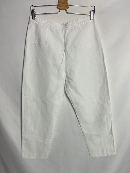 BIMBA Y LOLA. Thin white trousers. TM