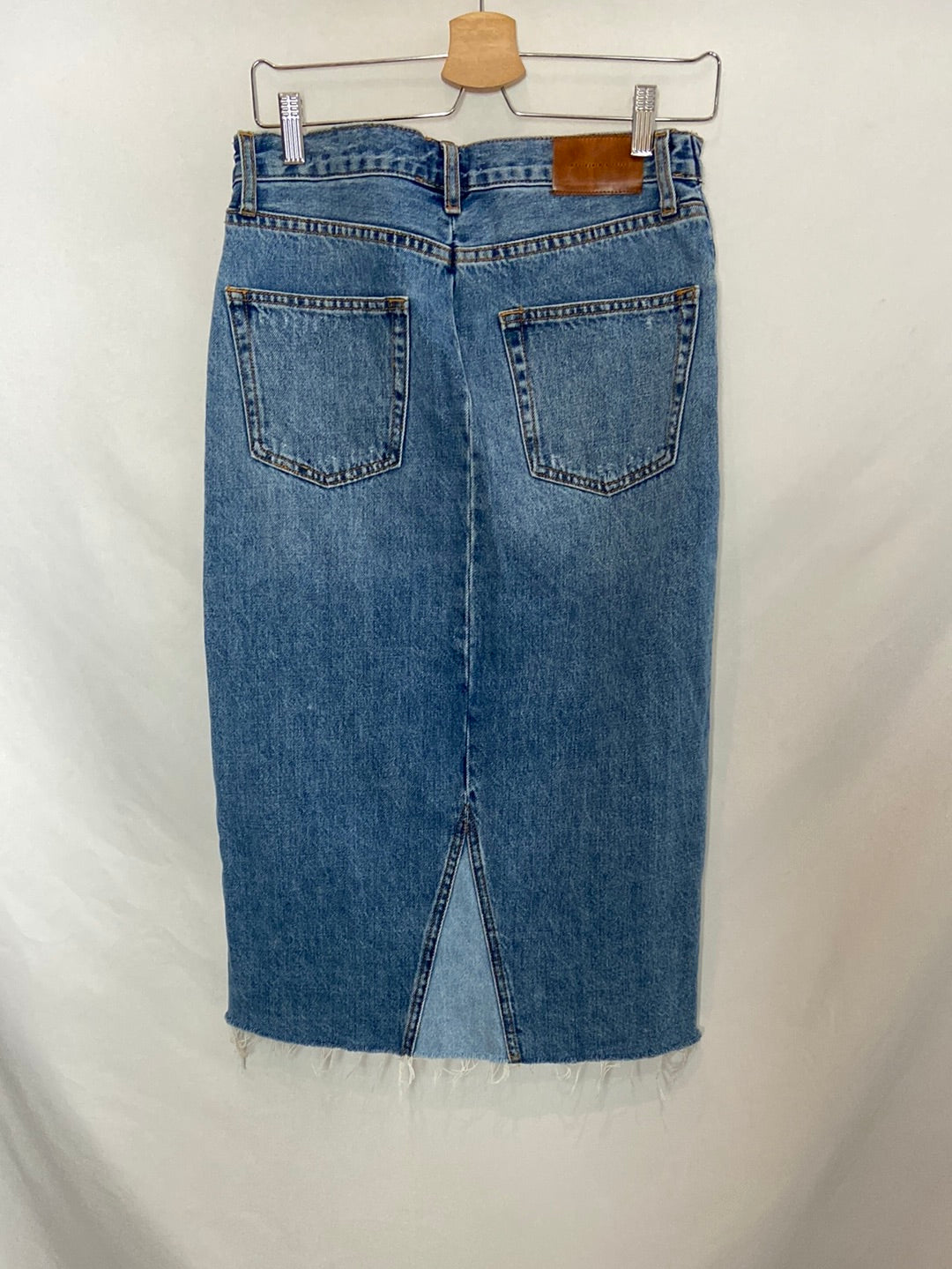 MANGO. TS denim midi skirt