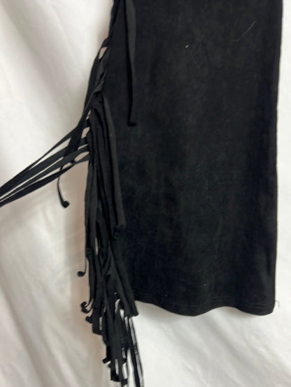 OTHERS. Suede trousers with fringes Ts