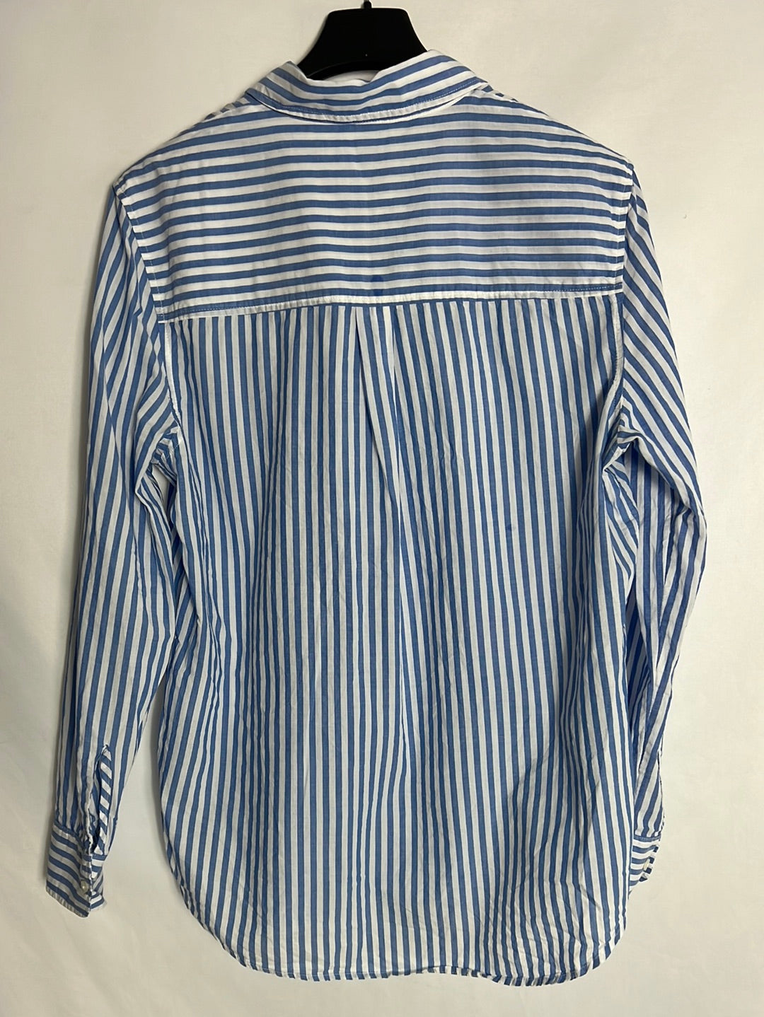 H&M. Camisa rayas azul y blanca. T 34