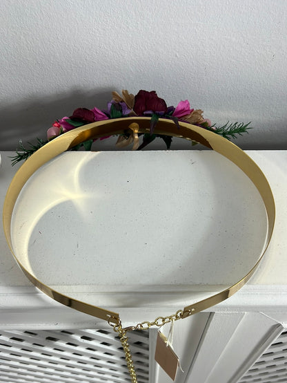 TINTORETTO. Cinturón rígido flores. T 90