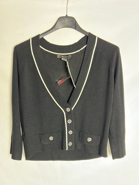 MANGO.Black cropped jacket TM