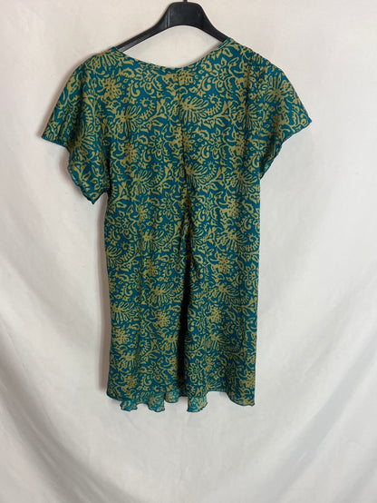 IPANIMA. Blusa estampada  bicolor. T.S/M. (Tara)