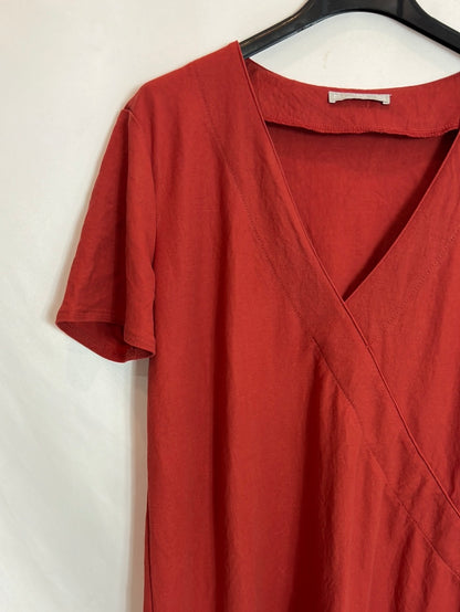 ZARA. Short red couture dress. TM