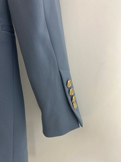 ZARA. Light blue blazer with gold buttons. TM
