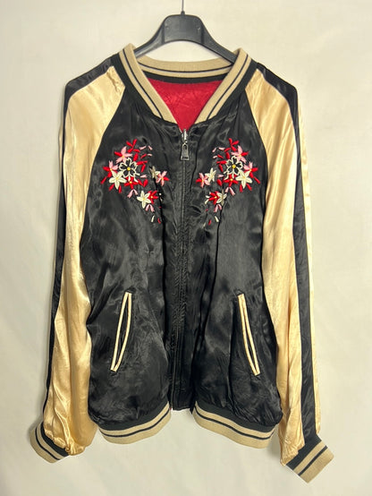 ZARA. Bomber reversible satinada. T M