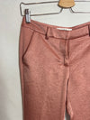 BA&SH. Pantalón de vestir  rosa satinado. T 0 (34)