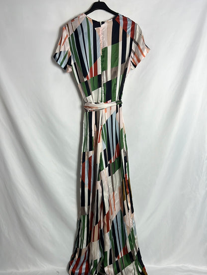 UTERQÜE. Mono largo estampado satinado. T M