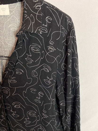 KOAJ. Camisa estampado rostros. T.S