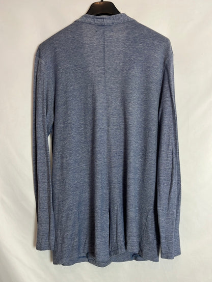 AMERICAN VINTAGE. Fine heather blue cardigan. TS