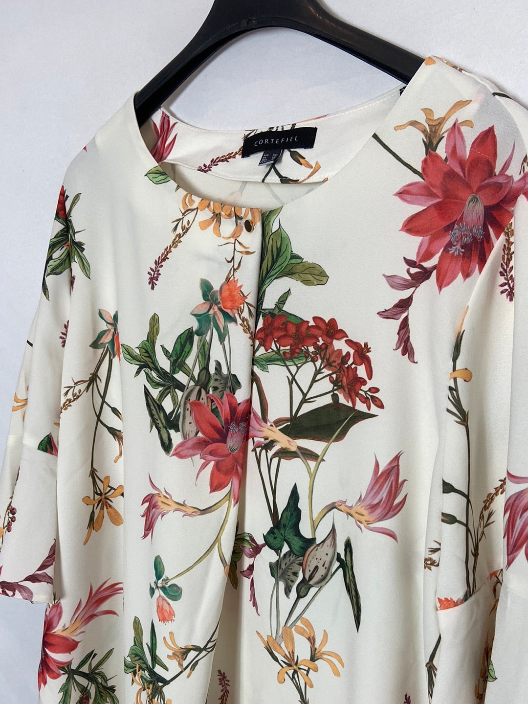 Blusa Estampada Blusa Cortefiel Camisetas Cortefiel Moda Mujer