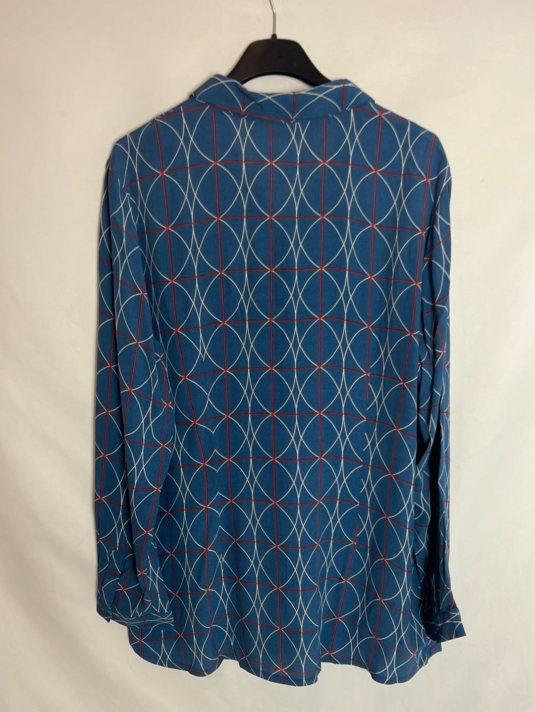 NICE THINGS. Blue striped blouse size 40