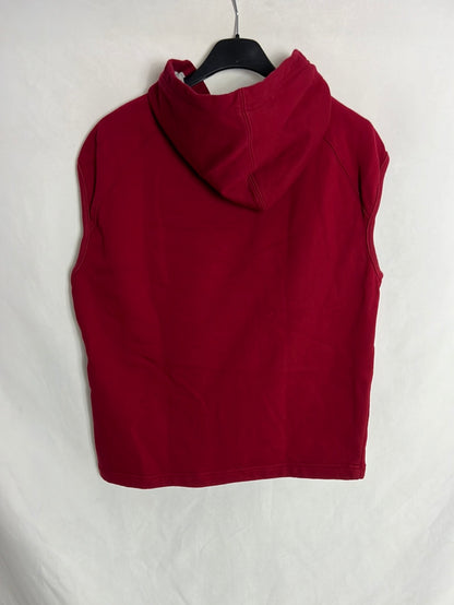 EASYWEAR. Chaleco cremallera rojo. T M