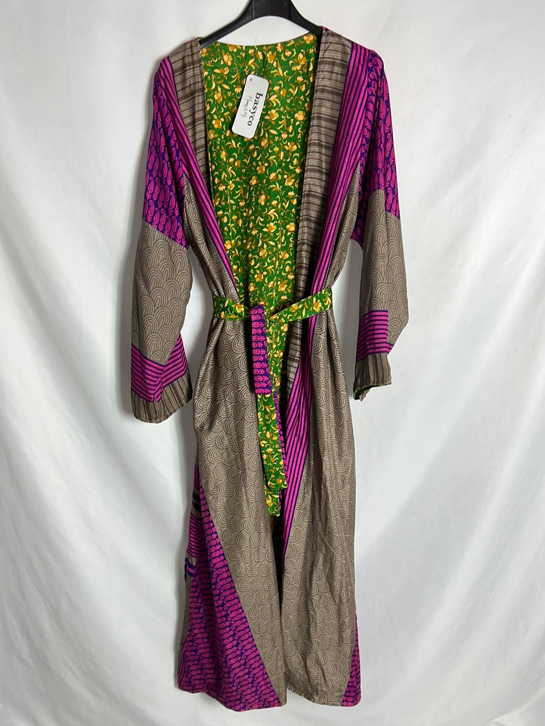 BASYCO. Reversible flowing kimono TU(m/l)