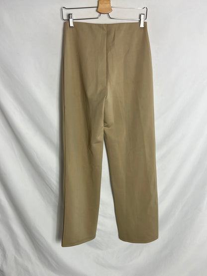 LEFTIES. Pantalón pata ancha pinza. T M