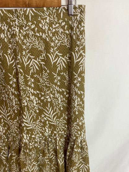 ZARA. Die-cut midi skirt Tm