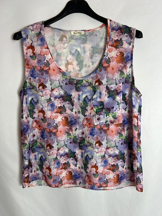 AMERICAN VINTAGE. Multicolor flower print top. T.S.