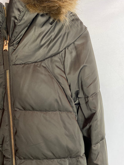 ZARA. Chaqueta de plumas verde militar T.XL