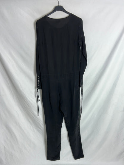 BELAIR. Mono largo azul oscuro fluido. T 1 (S)