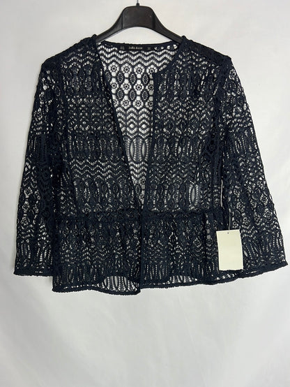 ZARA. Blue lace jacket. TS