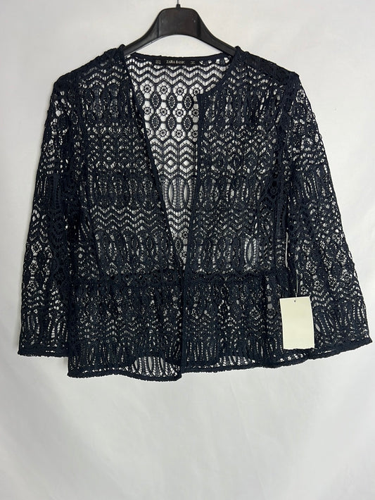 ZARA. Blue lace jacket. TS