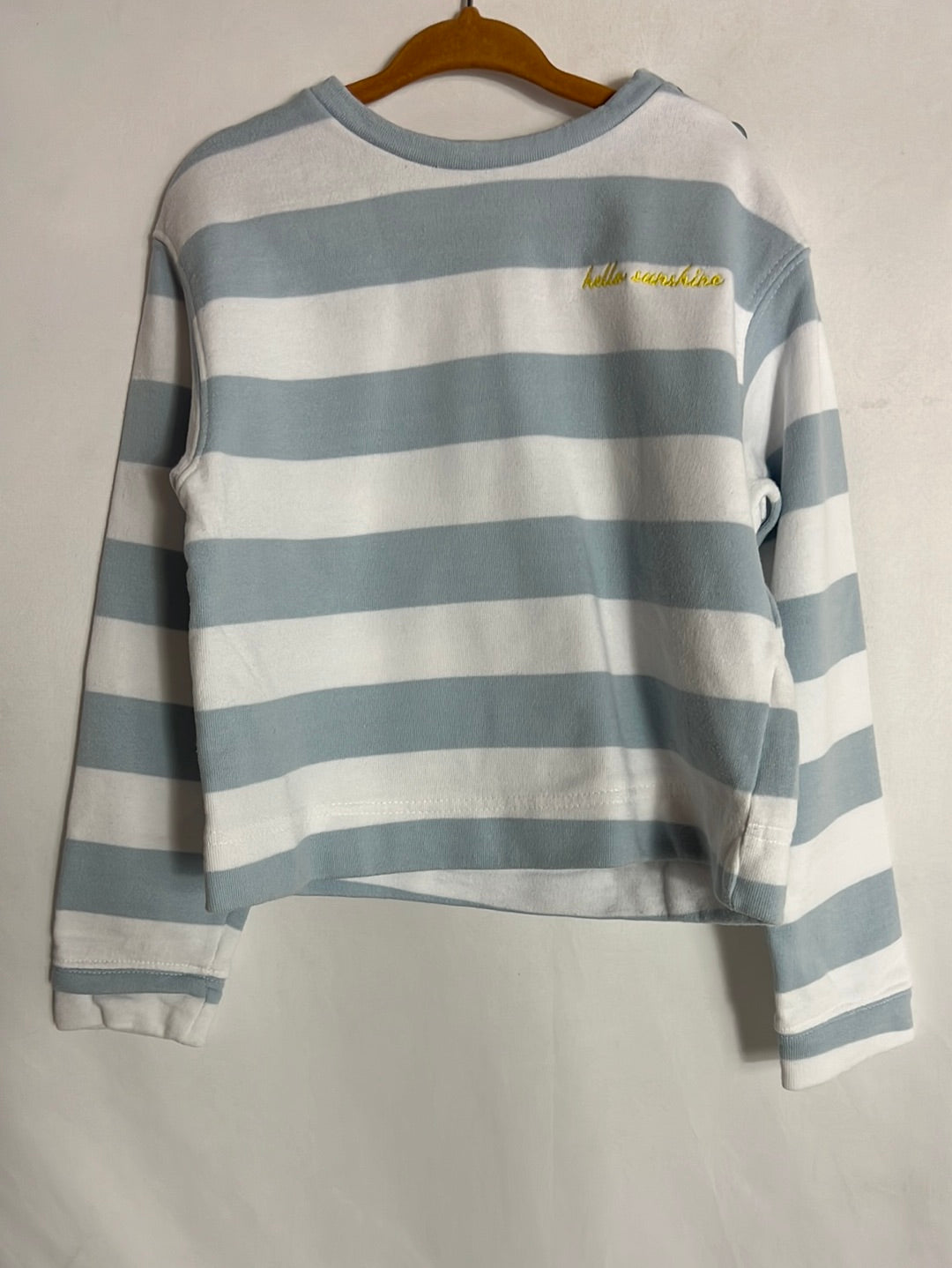 GOCCO. Sudadera rayas azul y celeste. T 2-3 años