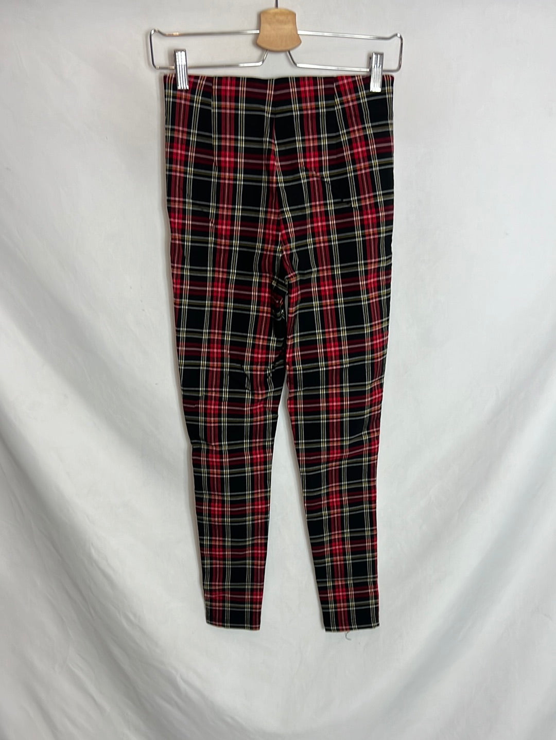 ZARA.Leggings cuadros escoceses T.S