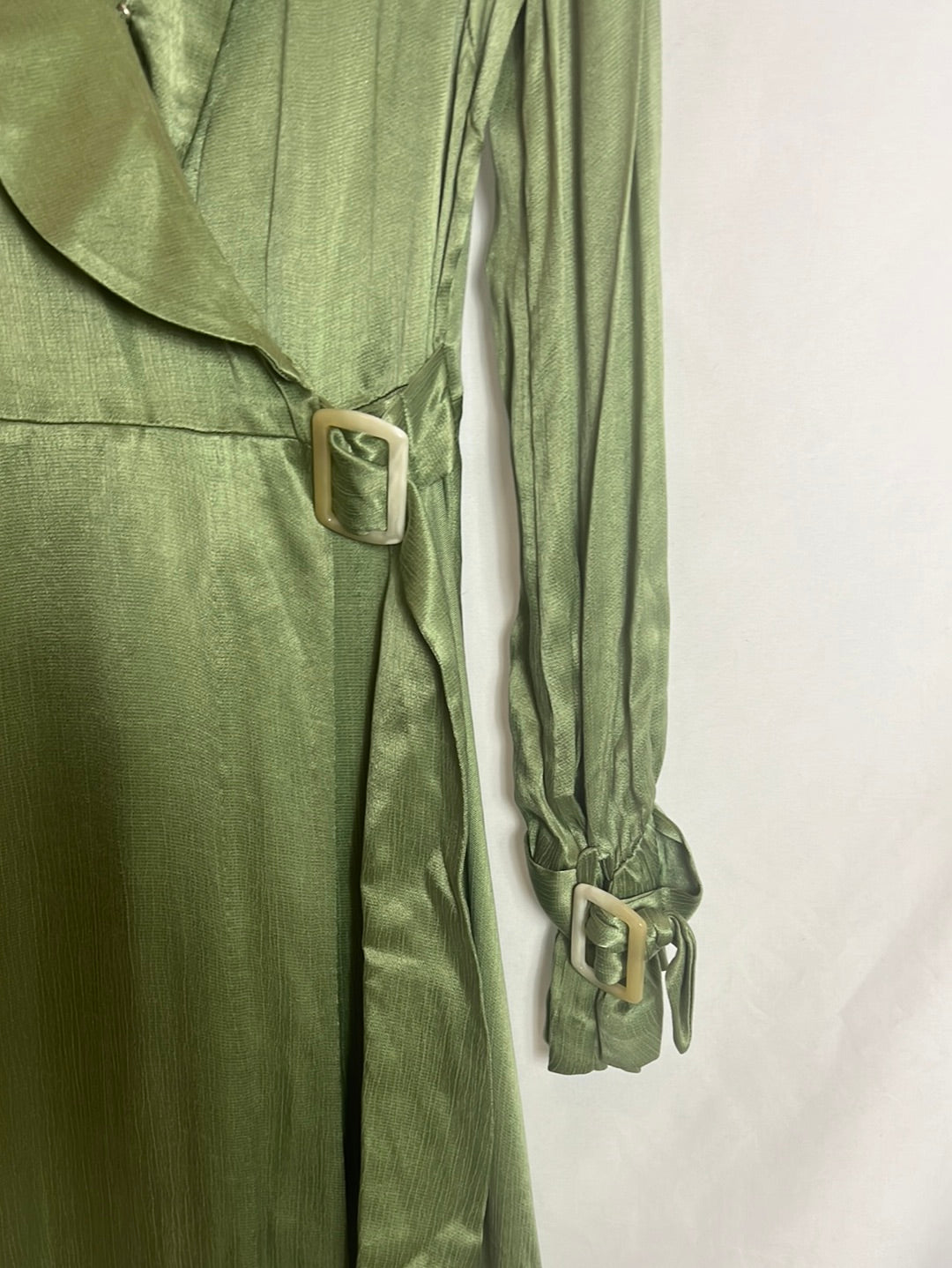 &OTHER STORIES. Vestido largo verde T.36