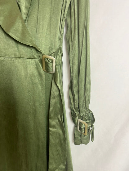 &OTHER STORIES. Vestido largo verde T.36