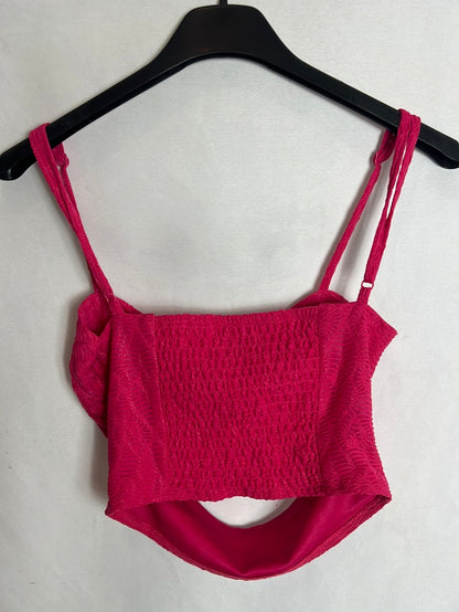 LOAVIES. total look pink texture T.xs