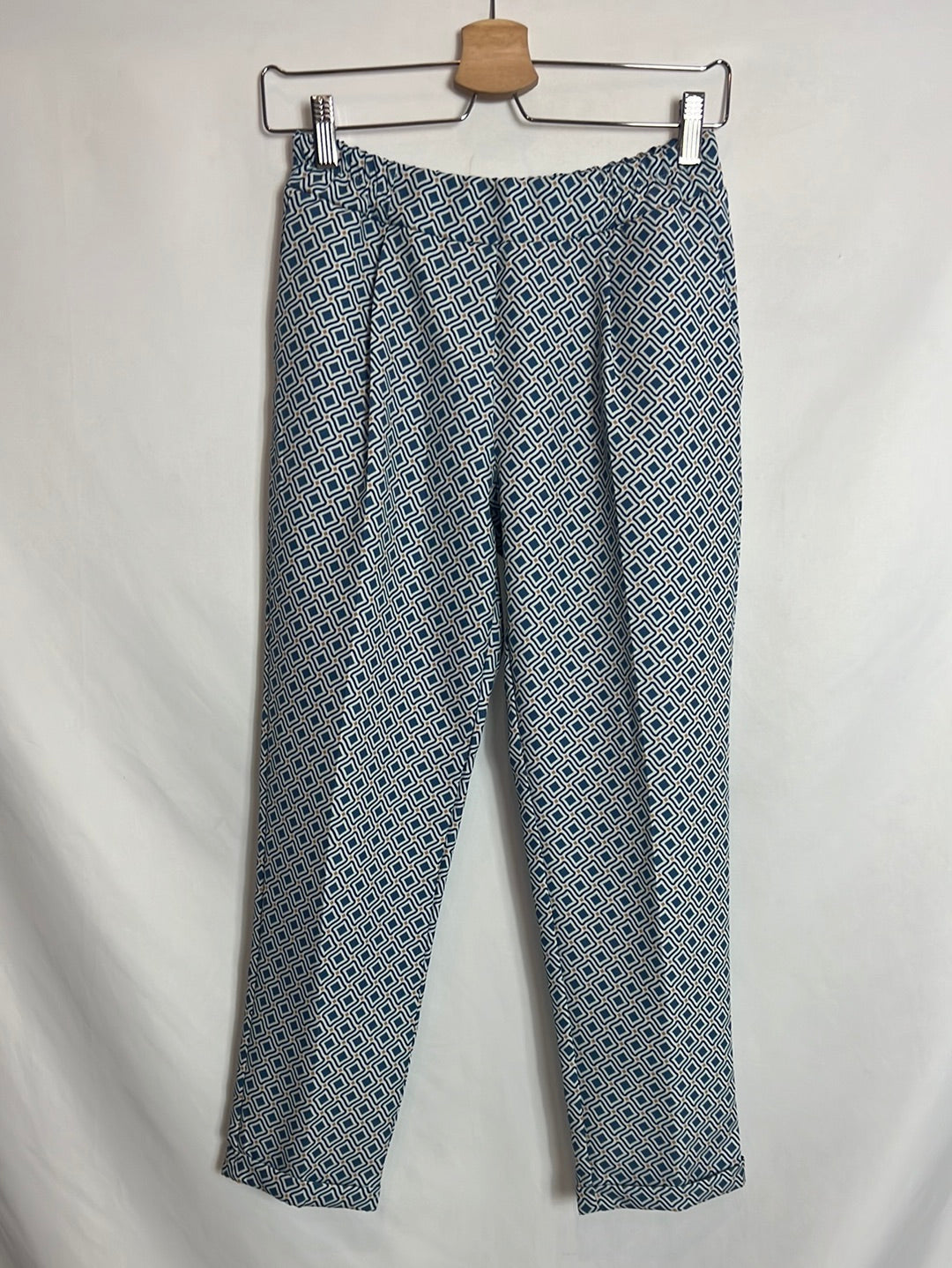 ALLÔ ALLÔ. Total blazer and printed trousers look. TS/M