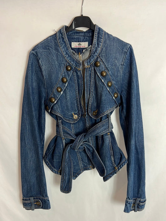 FORNARINA. Chaqueta denim vintage T.M(xs)
