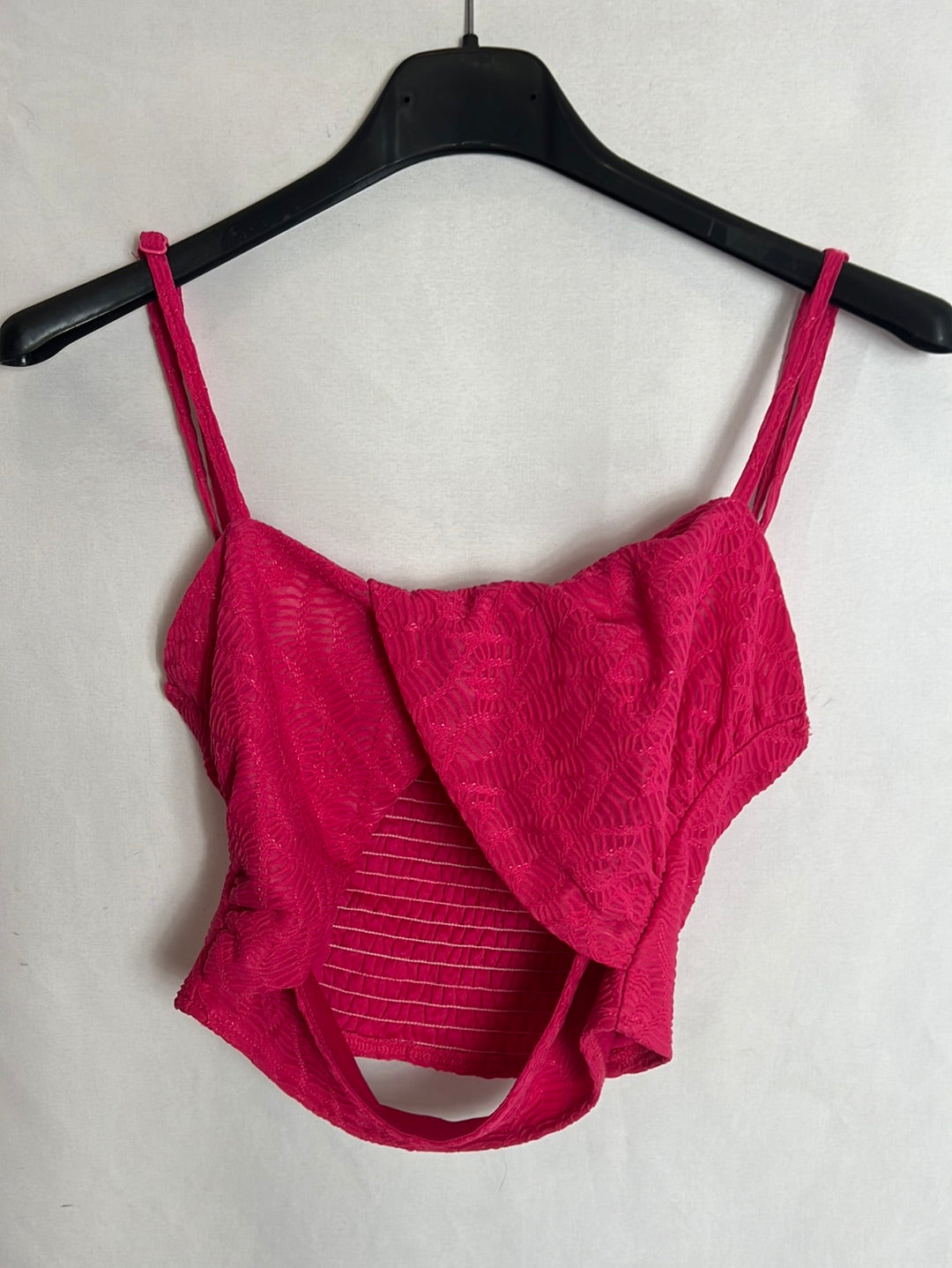 LOAVIES. total look pink texture T.xs