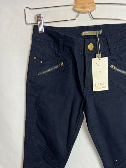 SFERA. Blue skinny trousers, size 40