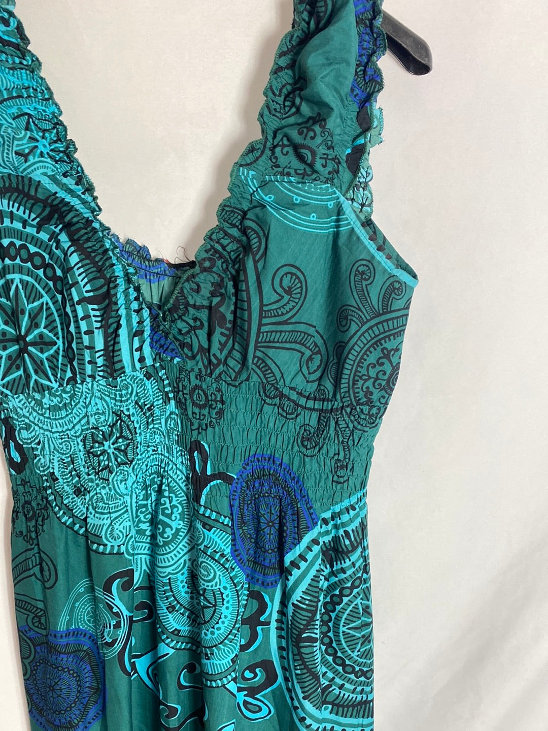 OTHERS. Green midi dress. TS/M