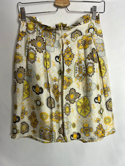 SEE BY CHLOÉ. Falda corta estampada. T 40