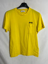SANDRO. Camiseta amarilla EVIL. T 2( M)