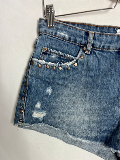 ZARA. Short vaquero cintura baja T.38