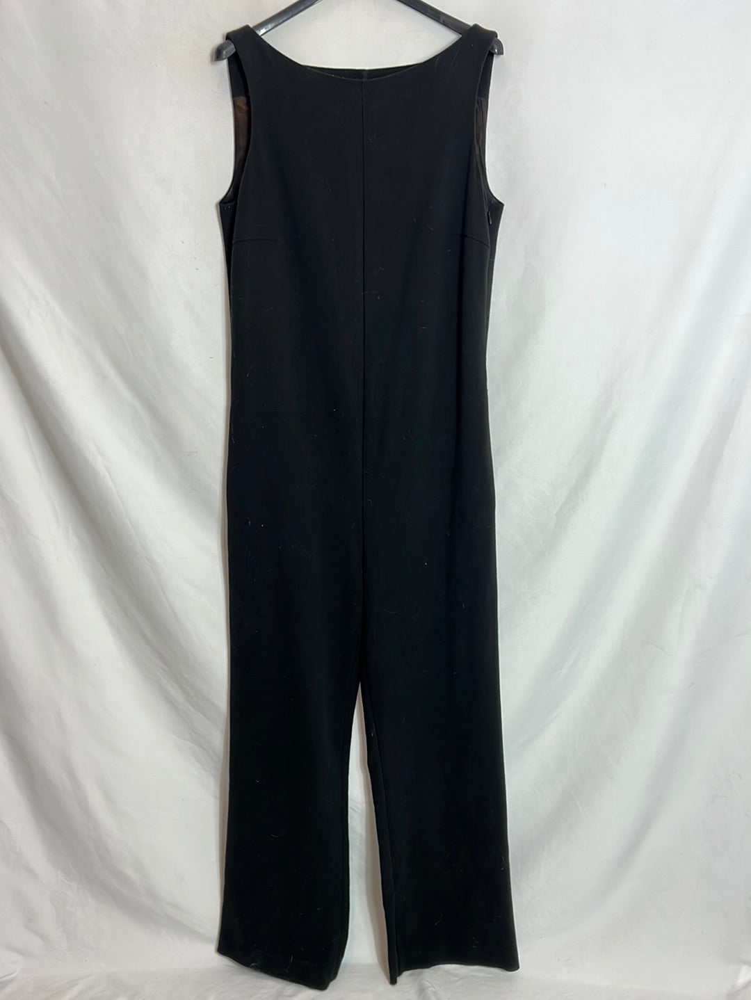 ZARA. Black palazzo jumpsuit Tm