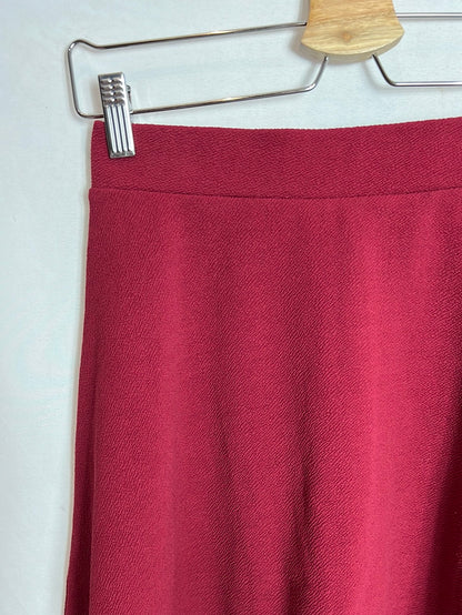 LEFTIES. Falda burdeos elástica T.m