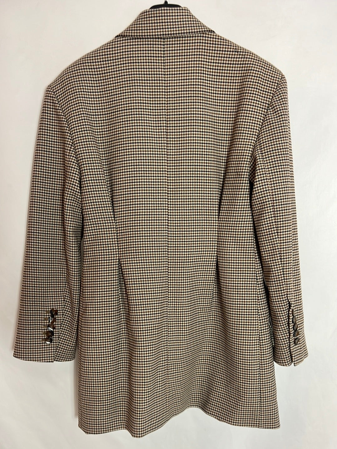 ZARA. Blazer pata de gallo pinzas. T XS