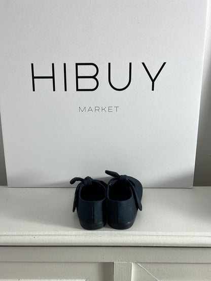 PISAMONAS. Blue bow-knot Mary Janes. Size 25