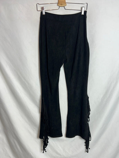 OTHERS. Suede trousers with fringes Ts