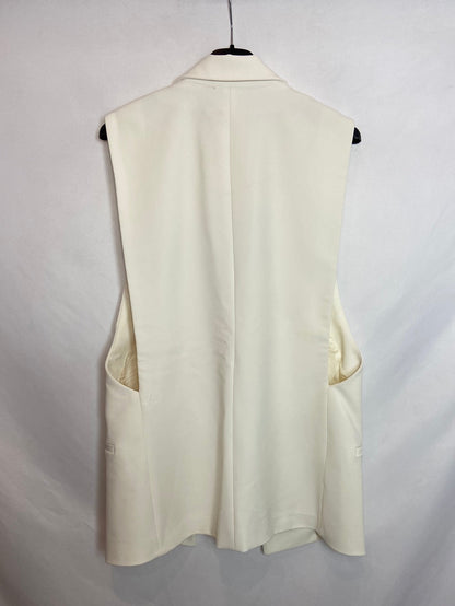 ZARA. Chaleco blanco T.M