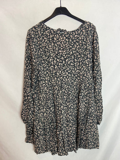PULL & BEAR. Vestido corto flores T.S